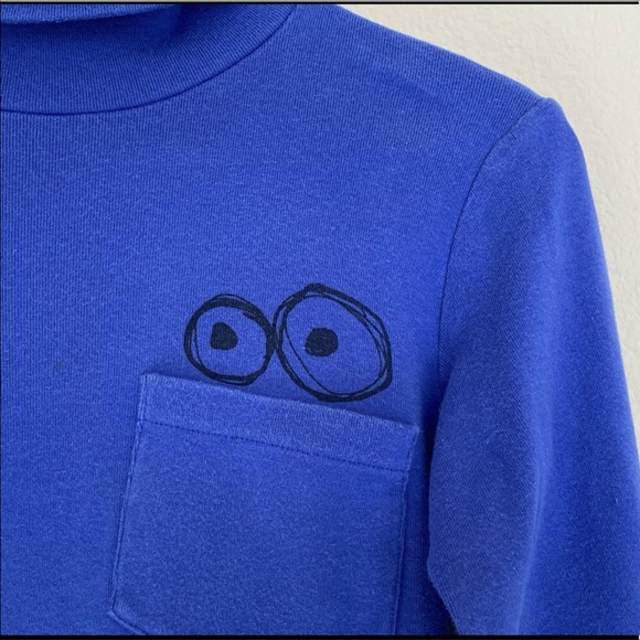 Little Marc Jacobs Blue Turtle Neck Top 12 years - Picture 3 of 4